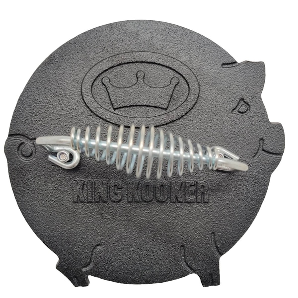 King Kooker Cast Iron, Bacon Press, Pig CI8PBP - main